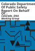 Colorado_Department_of_Public_Safety_report_on_behalf_of_the_DNA_Working_Group