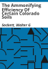 The_ammonifying_efficiency_of_certain_Colorado_soils