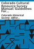 Colorado_cultural_resource_survey_manual