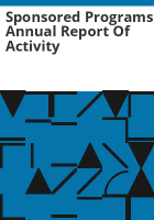 Sponsored_programs_annual_report_of_activity