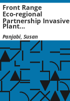 Front_Range_eco-regional_partnership_invasive_plant_species_strategic_plan