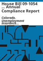 House_bill_09-1054_____annual_compliance_report