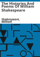 The_histories_and_poems_of_William_Shakespeare