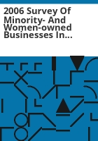 2006_survey_of_minority-_and_women-owned_businesses_in_Colorado