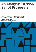 An_analysis_of_1956_ballot_proposals