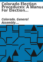 Colorado_election_procedures