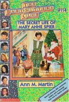 The_secret_life_of_Mary_Anne_Spier