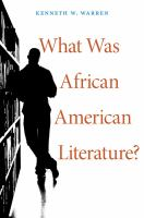 What_was_African_American_literature