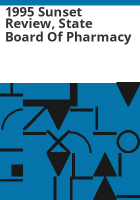 1995_sunset_review__State_Board_of_Pharmacy