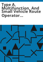 Type_A__multifunction__and_small_vehicle_route_operator_guide