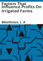 Factors_that_influence_profits_on_irrigated_farms