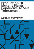Production_of_mutant_plants_conducive_to_salt_tolerance